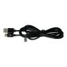 Kabel eXtreme USB 2.0 typu C silikonový černý - 1,5 m - zdjęcie 2