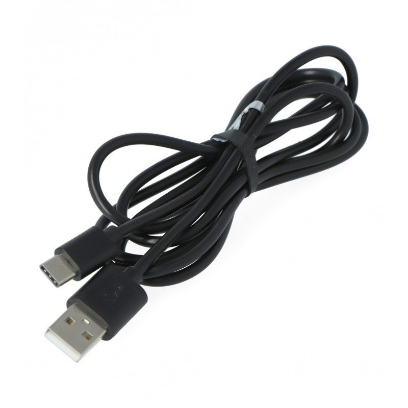 Extrémní černý kabel USB 2.0 typu C - 1 m