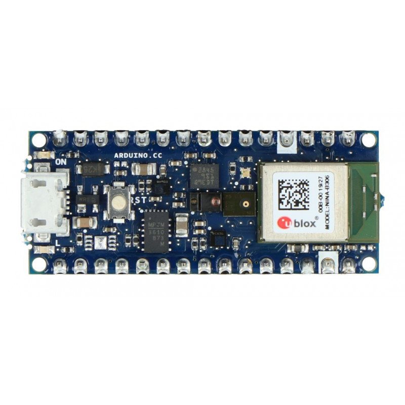 Arduino Nano 33 BLE Sense s konektory