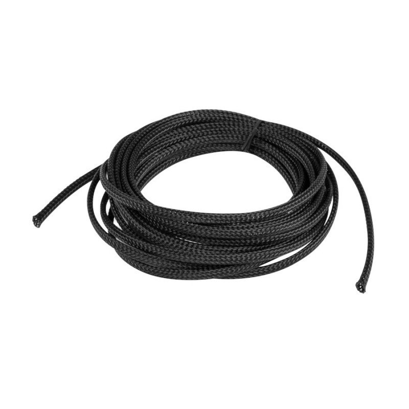 Kabelové opletení Landberg 6mm (3-9mm) černý polyester 5m