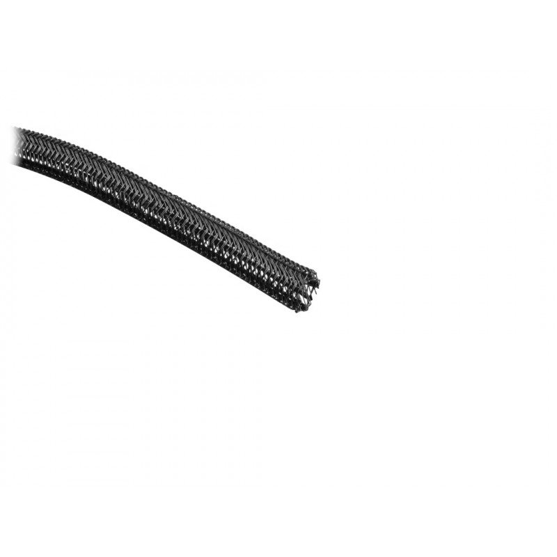 Samouzavírací oplet pro Lanberg kabely 13mm, černý polyester 5m