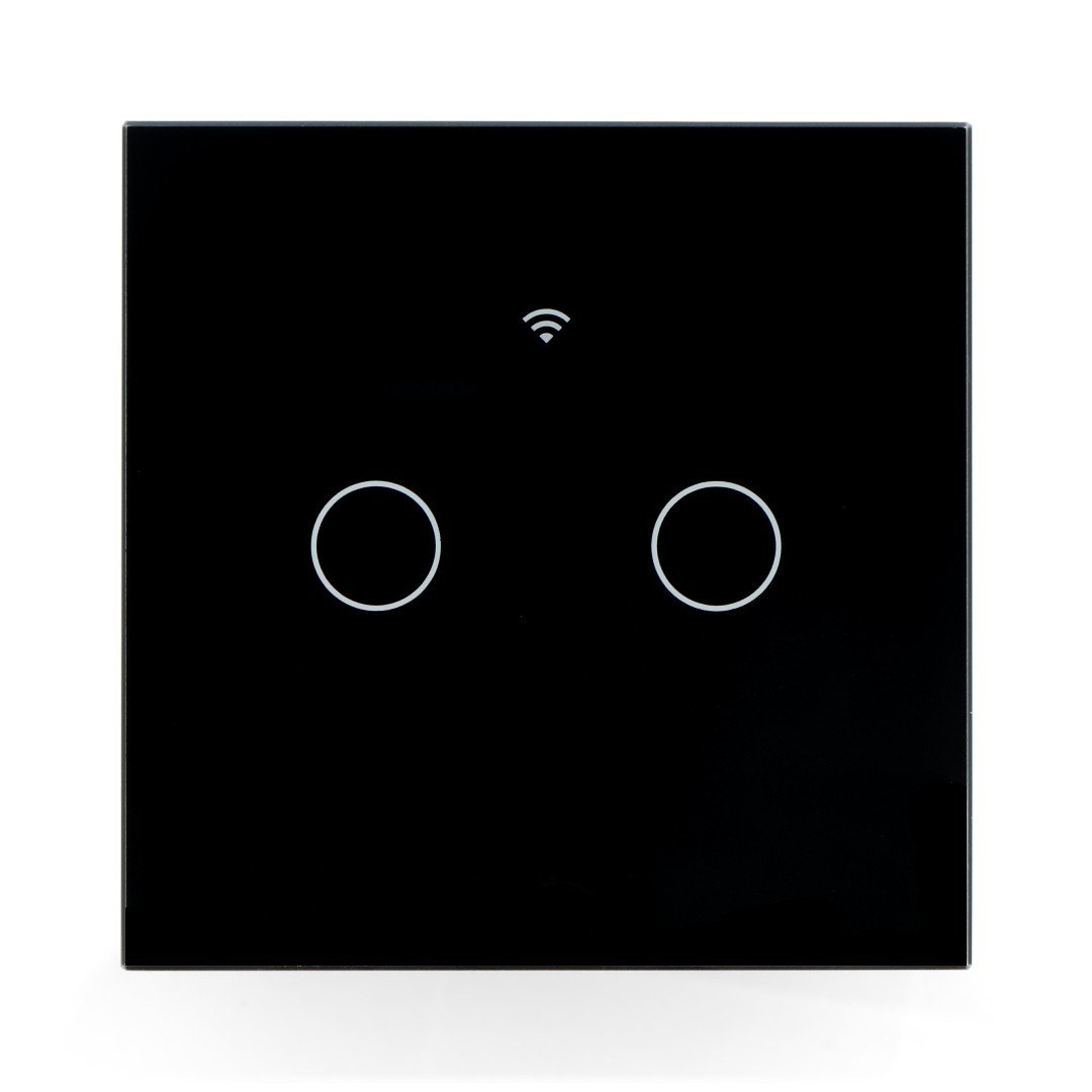 Coolseer WiFi Light Switch - nástěnný vypínač - dotyková obrazovka - WiFi - 2kanálový