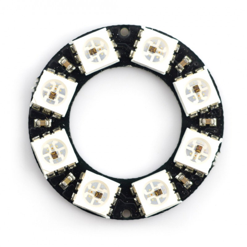 RGB LED prsten WS2812 5050 x 8 LED - 32 mm