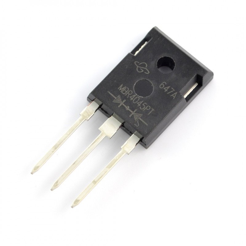 Dvojitá Schottkyho dioda, Vishay MBR4045PT-E3 / 45 - 40A / 45V