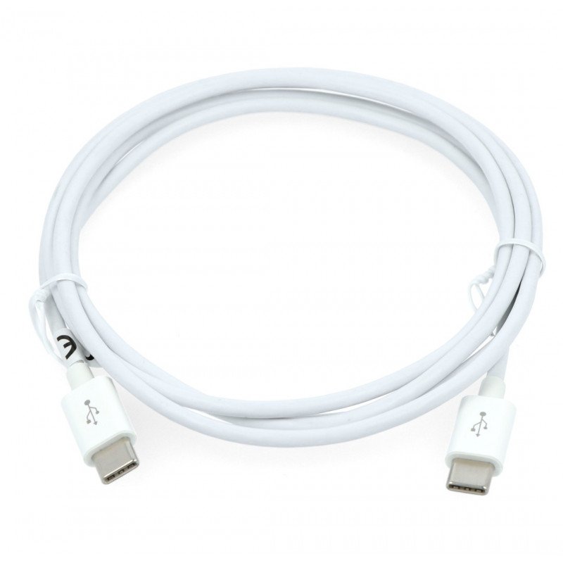 Kabel TRACER USB C - USB C 2.0 bílý - 1,5 m