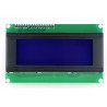 LCD displej 4x20 znaků modrý + převodník I2C pro Odroid H2 - zdjęcie 4