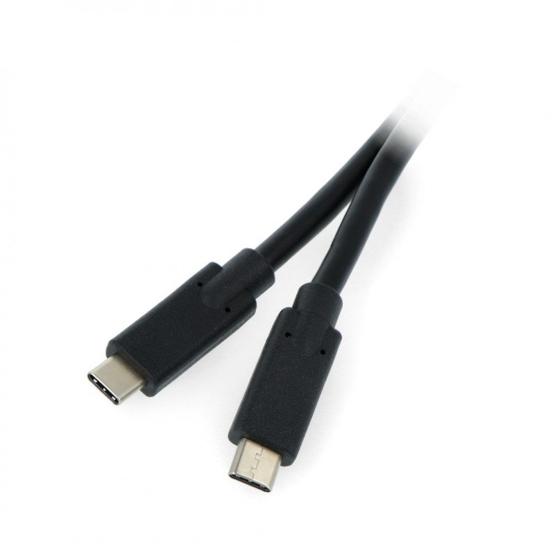 Akyga USB 3.1 Type C - kabel USB typu C černý -1m