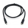 Akyga USB 3.1 Type C - kabel USB typu C černý -1m - zdjęcie 2
