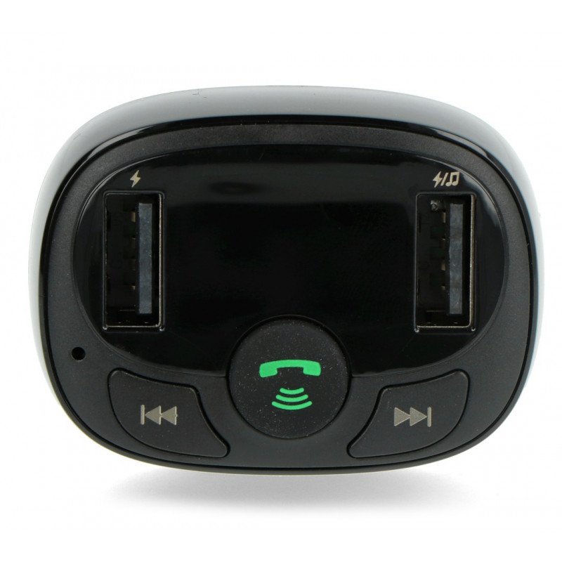 Bluetooth vysílač do auta Baseus CCTM-01 s funkcí nabíječky - černý