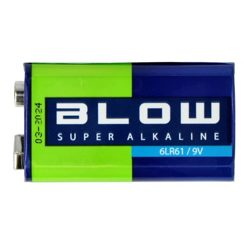 Blow Super alkalická baterie 9V 6LR61