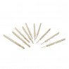Miniaturní vrtáky 10ks - 0,6 až 2,3 mm Miniaturní vrtáky 10ks - 0,6 až 2,3 mm - zdjęcie 1