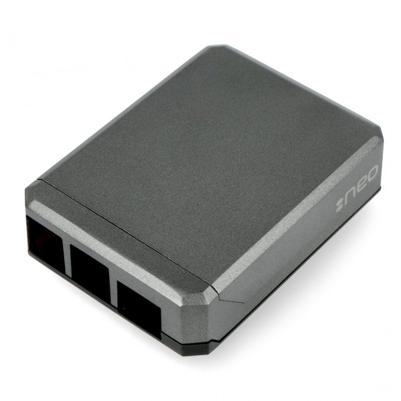 Hliníkové pouzdro pro Raspberry Pi 4B - Argon Neo - šedé