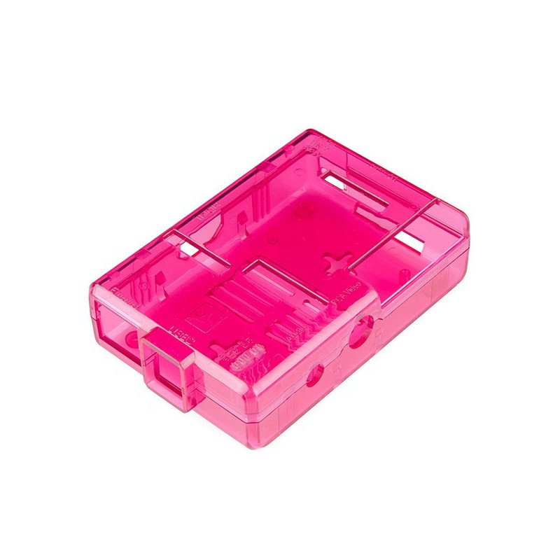 Pouzdro Raspberry Pi Model B Pi Tin - růžové