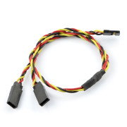 Kabel, rozdělovač pro serva "Y" - 30 cm kroucený (JR)