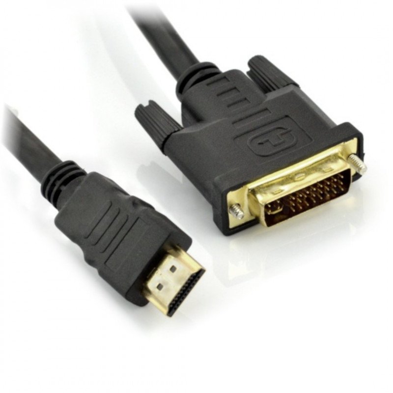 Kabel HDMI - DVI-D - dlouhý 1,5 m