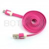 Duhový microUSB B kabel - 1m - různé barvy - zdjęcie 7