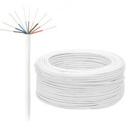 10-žilový výstražný kabel 0,5 mm - 100 m