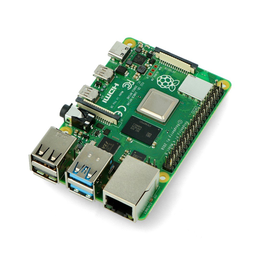Raspberry Pi 4 model B WiFi DualBand Bluetooth 1 GB RAM 1,8 GHz