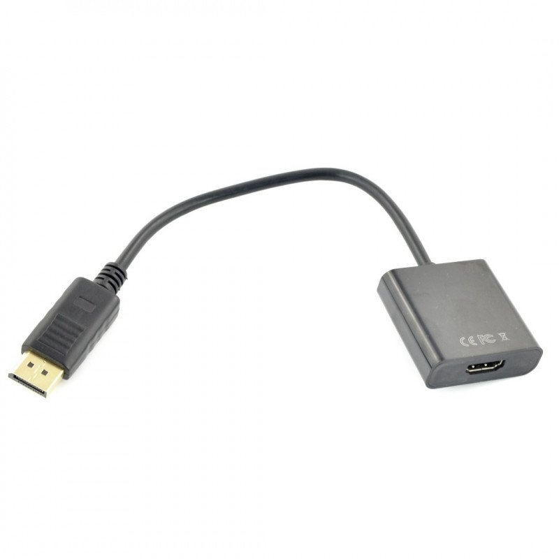 Adaptér zásuvky HDMI - zástrčka Display Port AKYGA
