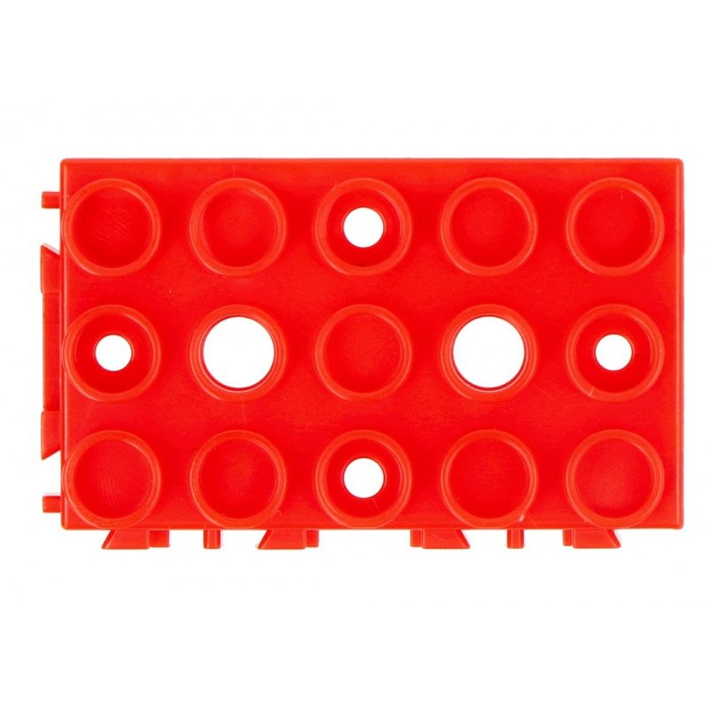 Grove - kryt modulu 1x2 červený - 4ks.