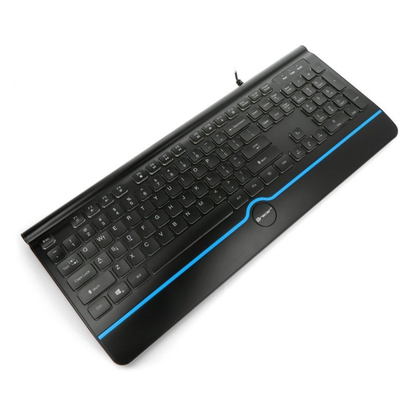 Keyboard Tracer OFIS PRO USB černý s podsvícením