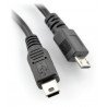 Adaptér USB 2v1 miniUSB, microUSB - 20 cm - zdjęcie 3