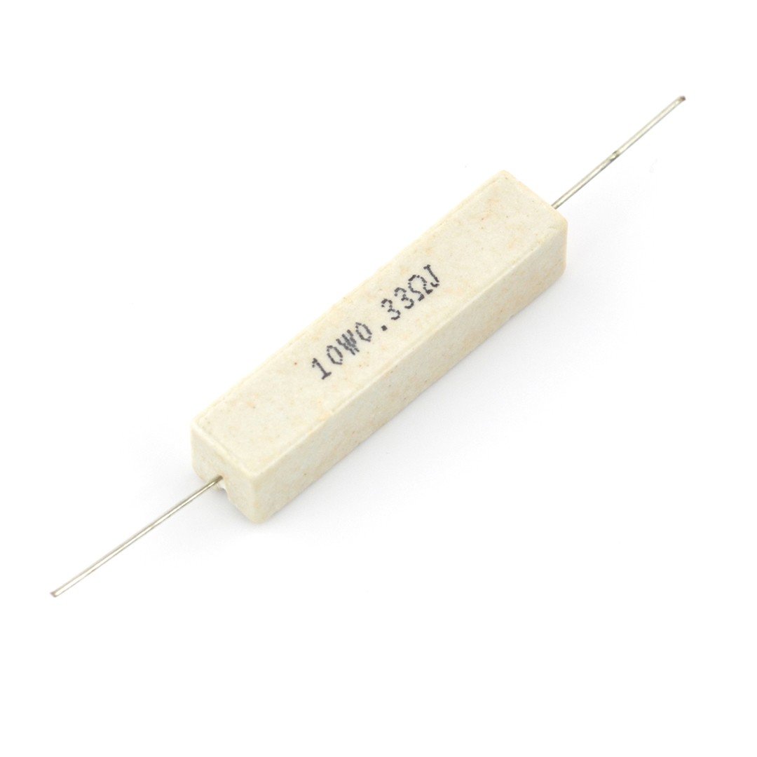 THT rezistor RWA 10W 0,33 Ohm - 10ks.