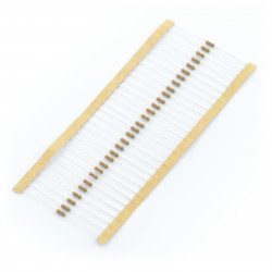 THT rezistor 1/4 W 2,2 kΩ - 30 ks.