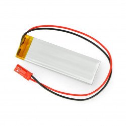 Konektor baterie Akyga 3,7V 1S 510mAh Li-Pol + zásuvka 2,54 JST - 2 piny