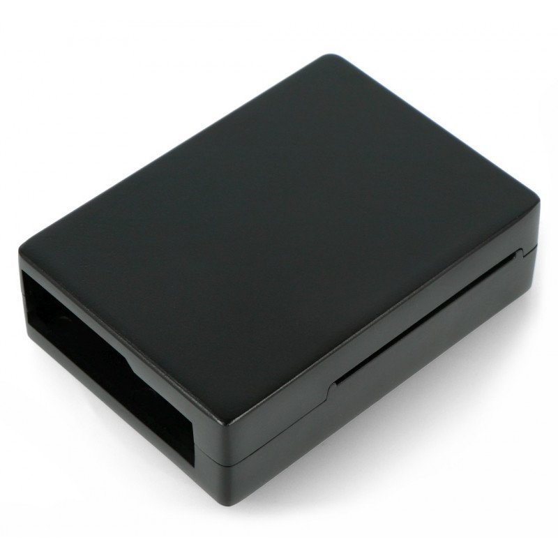 Pouzdro Raspberry Pi model 4B - hliník - LT-4BA04 - černé