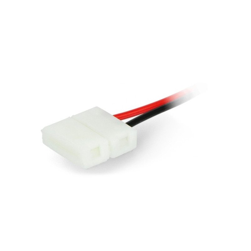 Konektor pro LED pásky a pásky 10mm 2 pin s jednou svorkou - 15cm