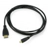 Kabel HDMI / microHDMI Akyga AK-HD-15R ver. 1,4 1,8 m - zdjęcie 2