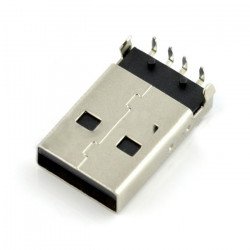USB konektor typu A - pro THT tisk