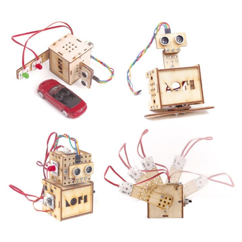 Lofi Robot - Codebox Full Kit - sady pro stavění robotů