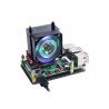 Black Warrior ICE Tower CPU Cooling Fan - Fan with heatsink for Raspberry Pi 4B / 3B + / 3B - Black - zdjęcie 3