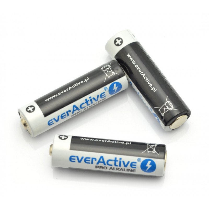 Alkalická baterie AA EverActive Pro (R6 LR6)