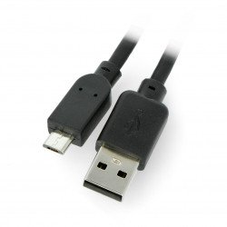 Kabel USB A - microUSB - B 0,6 m