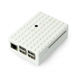 Pi-Blox - pouzdro Raspberry Pi Model 2 / B + - bílé