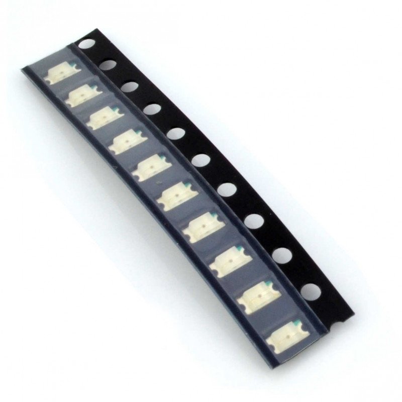 LED dioda smd 1206 žlutá - 10 ks.