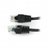 Upravit: Ethernet Patchcord UTP 5e 0,25 m - černý - zdjęcie 1
