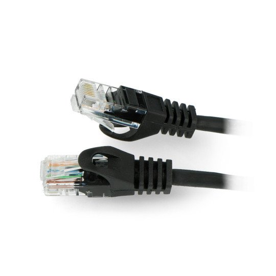 Patchcord Ethernet UTP 5e 2m - černý