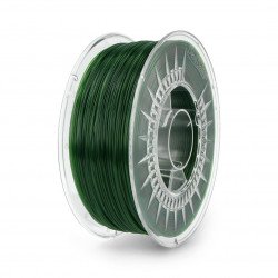Filament Devil Design PET-G 1,75 mm 1 kg - zelený průhledný