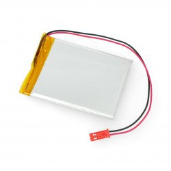 Akyga 1400mAh 1S 3,7 V Li-Pol baterie - konektor JST-BEC + zásuvka - 63x50x4mm