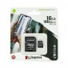 Paměťová karta Kingston Canvas Select Plus microSD HC 16 GB 100 MB / s + adaptér - zdjęcie 1