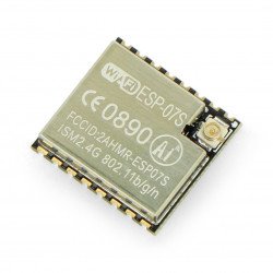 WiFi modul ESP-07S ESP8266 - 9 GPIO, ADC, U.Fl zásuvka