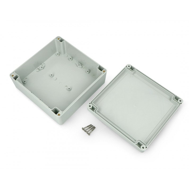 Plastové pouzdro Kradex ZP150 IP65 - 149x149x60mm - světle šedé