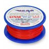 Montážní kabel KYNAR z postříbřené mědi - 0,25 mm / AWG 30 - červený - 50 m - zdjęcie 2