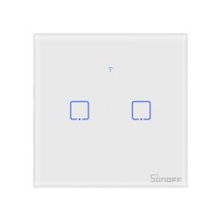 Sonoff T1EU2C-TX - nástěnný spínač - 433MHz / WiFi - 2kanálový *