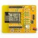 Žlutá deska ESP8266 - WiFi modul ESP-12E + koš na baterie Žlutá deska ESP8266 - WiFi modul ESP-12E + koš na baterie