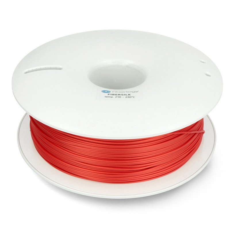 Fiberlogy FiberSilk Filament 1,75 mm 0,85 kg - metalická červená